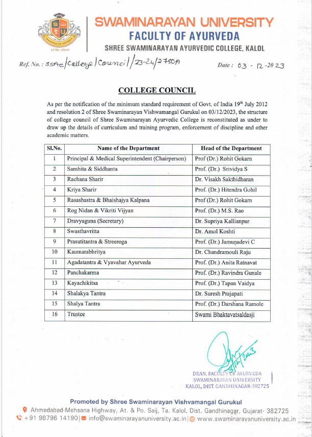 College council 2023 24